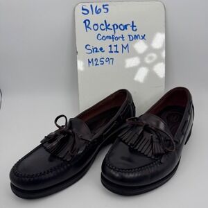 Rockport Comfort DMX Mens Brown Leather Tassel Loafer Dress‎ Shoes Size  11M